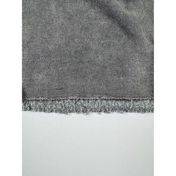 PrettyLittleThing Tall Charcoal Blue Distressed Cropped Sweatshirt - Size 10 NWT - Picture 8 of 13